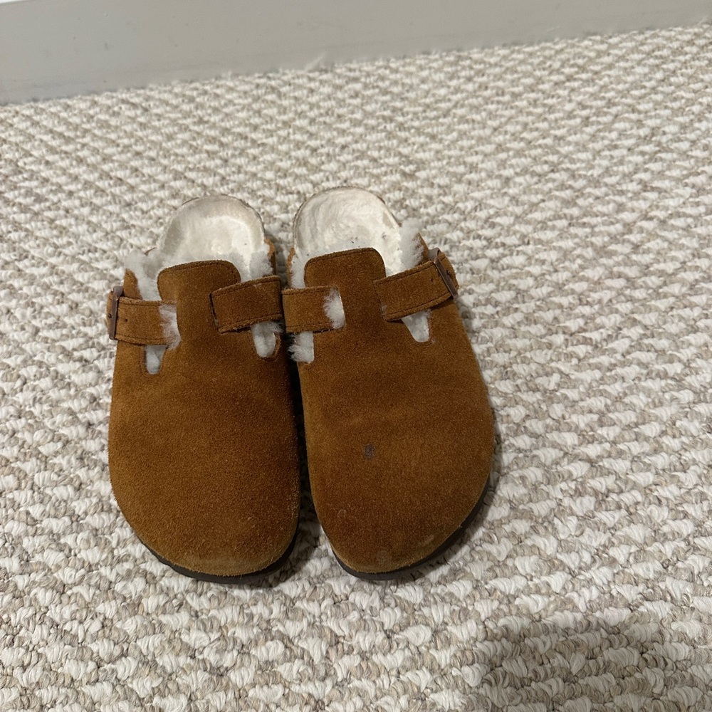 Birkenstock Boston Shearling Lined Clogs 38